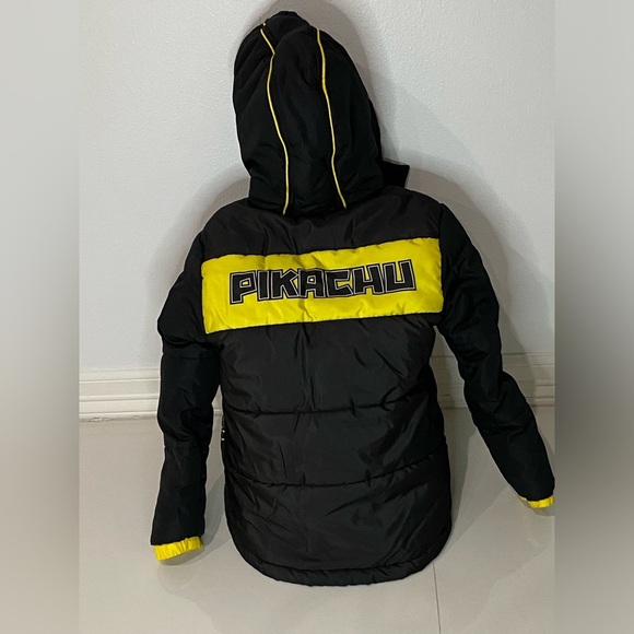 Pokemon Black and Yellow Puffer Jacket - Picture 2 of 5